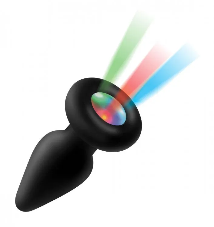 Booty Sparks Silicone Light Up Anal Plug - Small