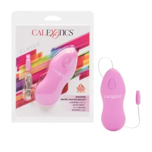 California Exotics - Classic Remote Whisper Micro Heated Bullet Vibrator (Pink)