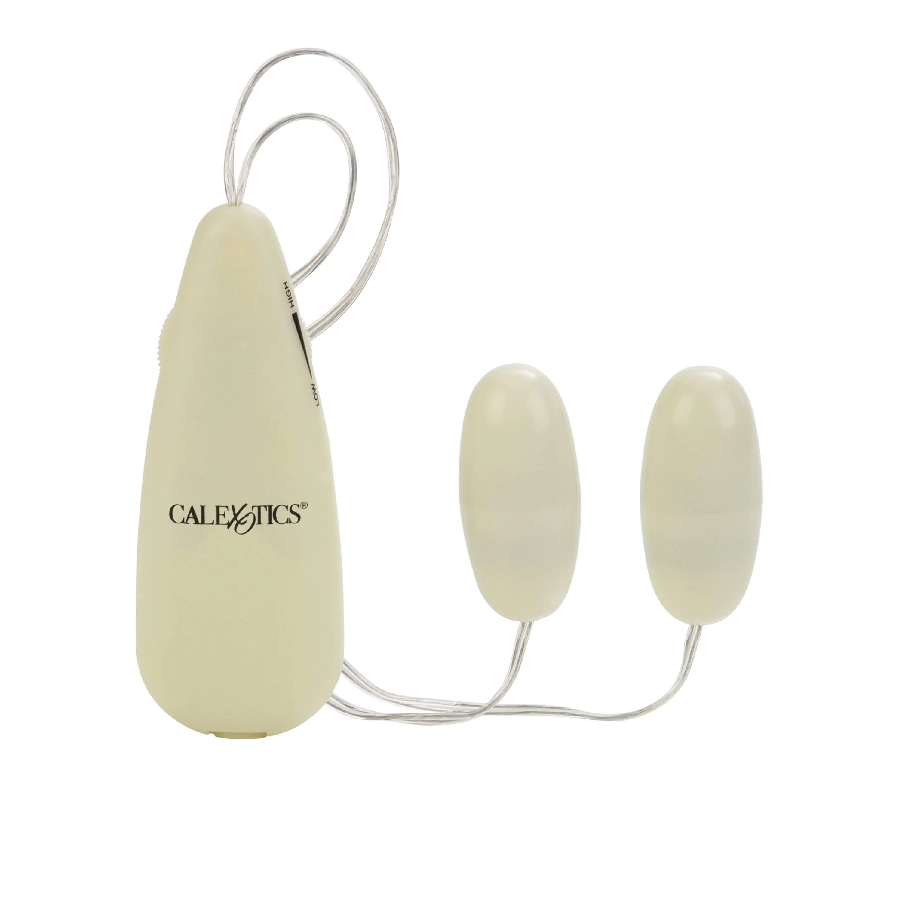 California Exotics - Pocket Exotics Glow In The Dark Double Bullets Vibrator (Green)