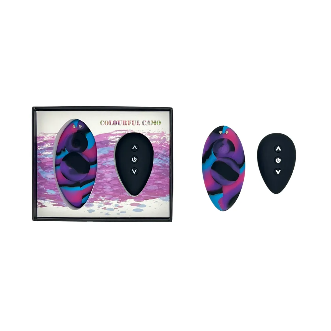Camo Wearable Panty Vibrator Clitoral Stimulator Remote Control Couples Sex Toy