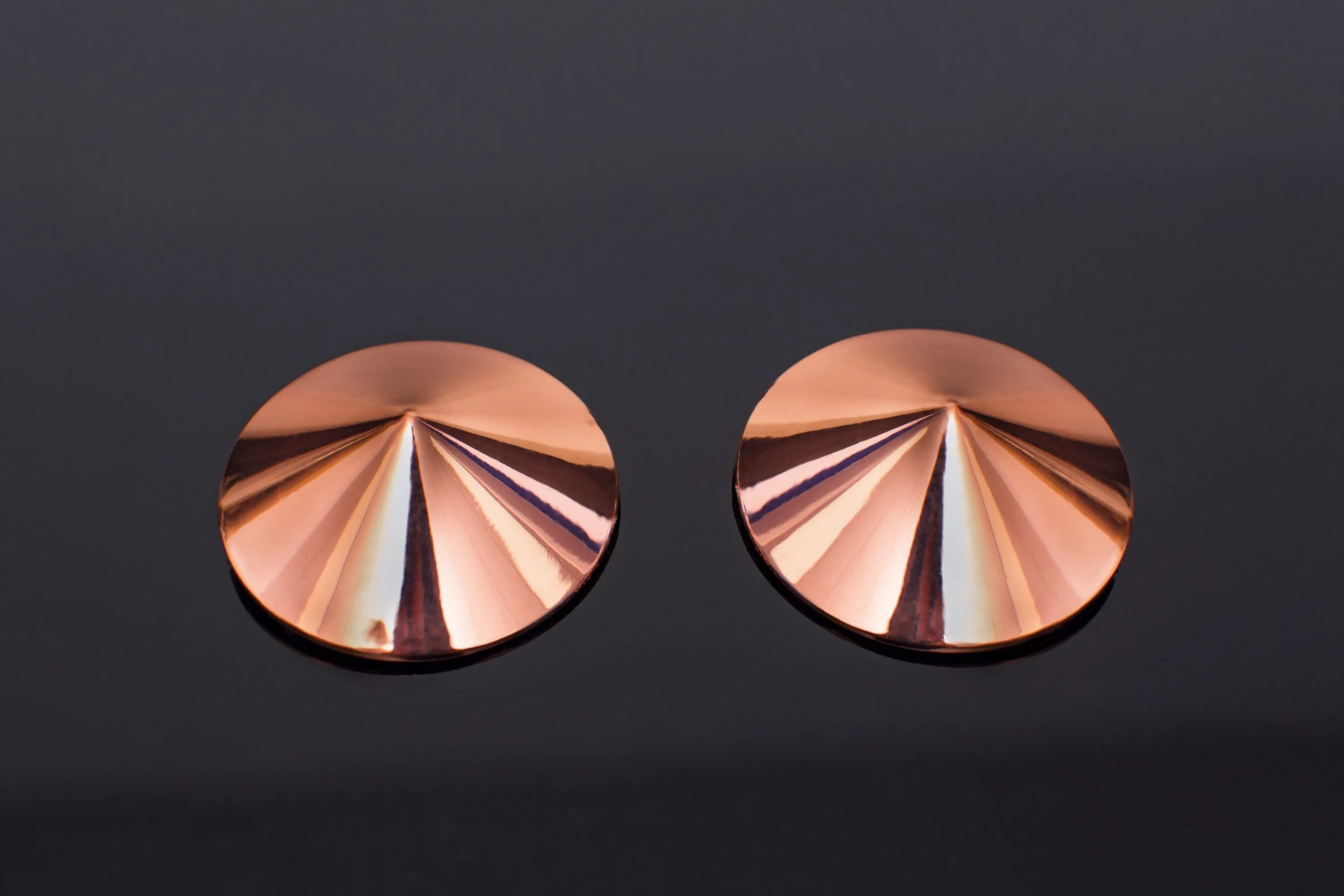 Coquette Rose Gold Metal Pasties
