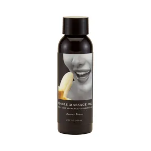 Earthly Body Edible Massage Oil Banana 2oz