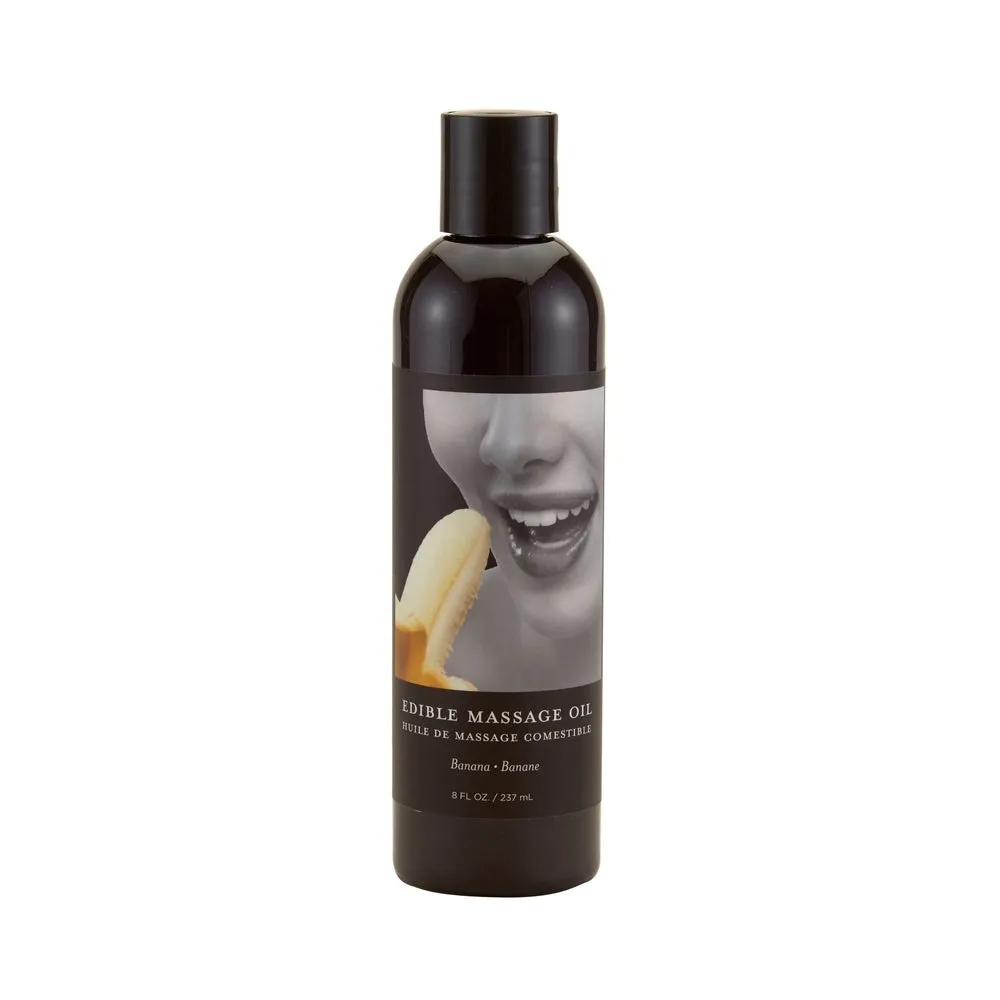 Earthly Body Edible Massage Oil Banana 8oz