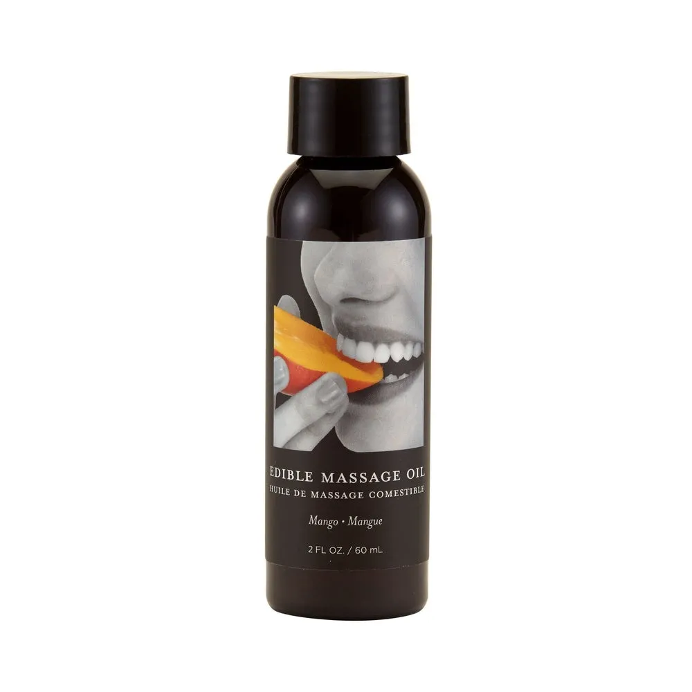 Earthly Body Edible Massage Oil Mango 2oz