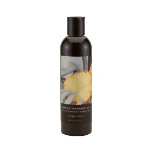 Earthly Body Edible Massage Oil Pineapple 8oz