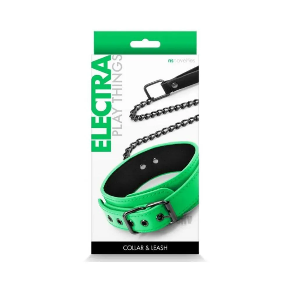 Electra Collar & Leash Green