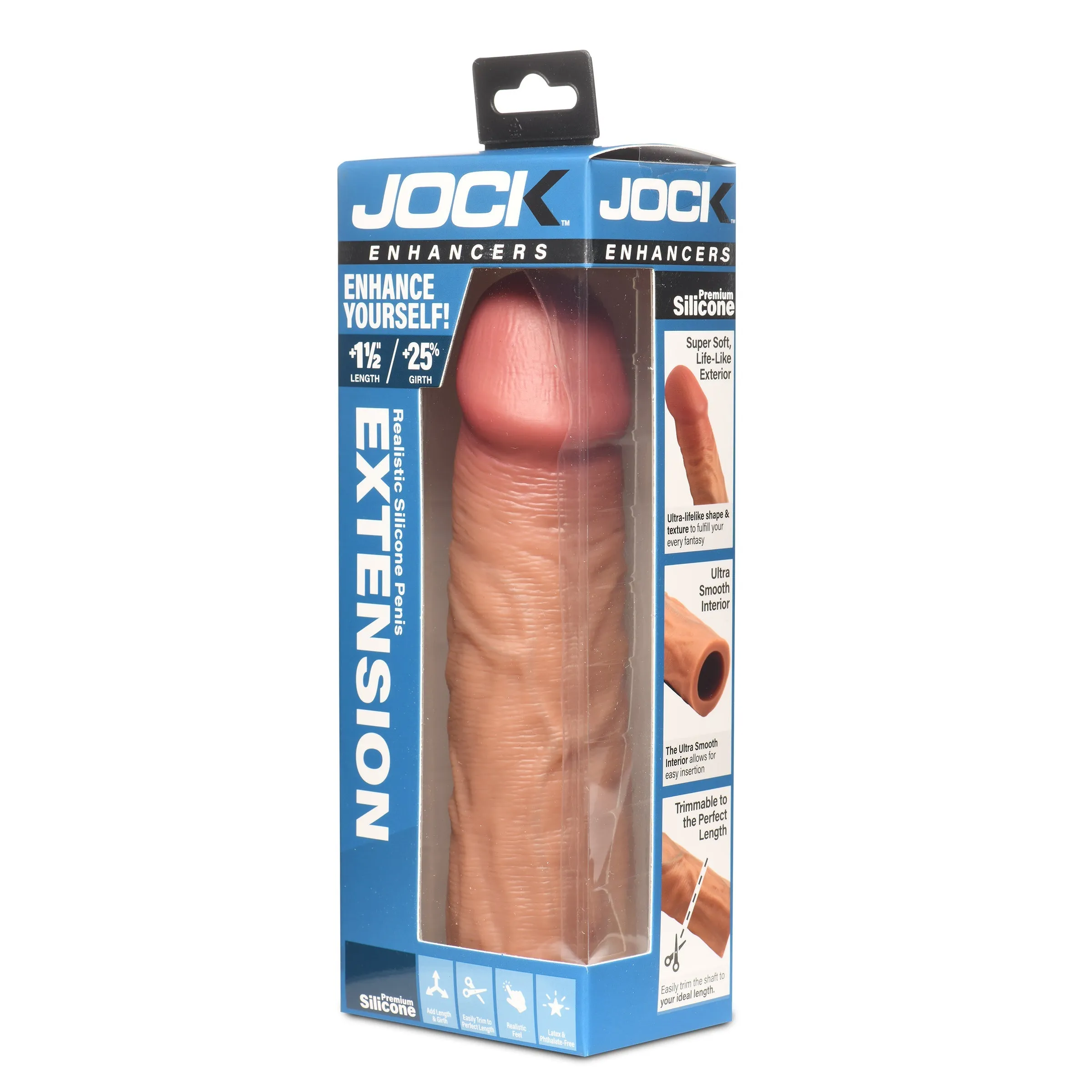 Enhancers 1.5 Silicone Penis Extension Sleeve - Medium