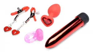 Frisky Passion Heart Gift Set - Red