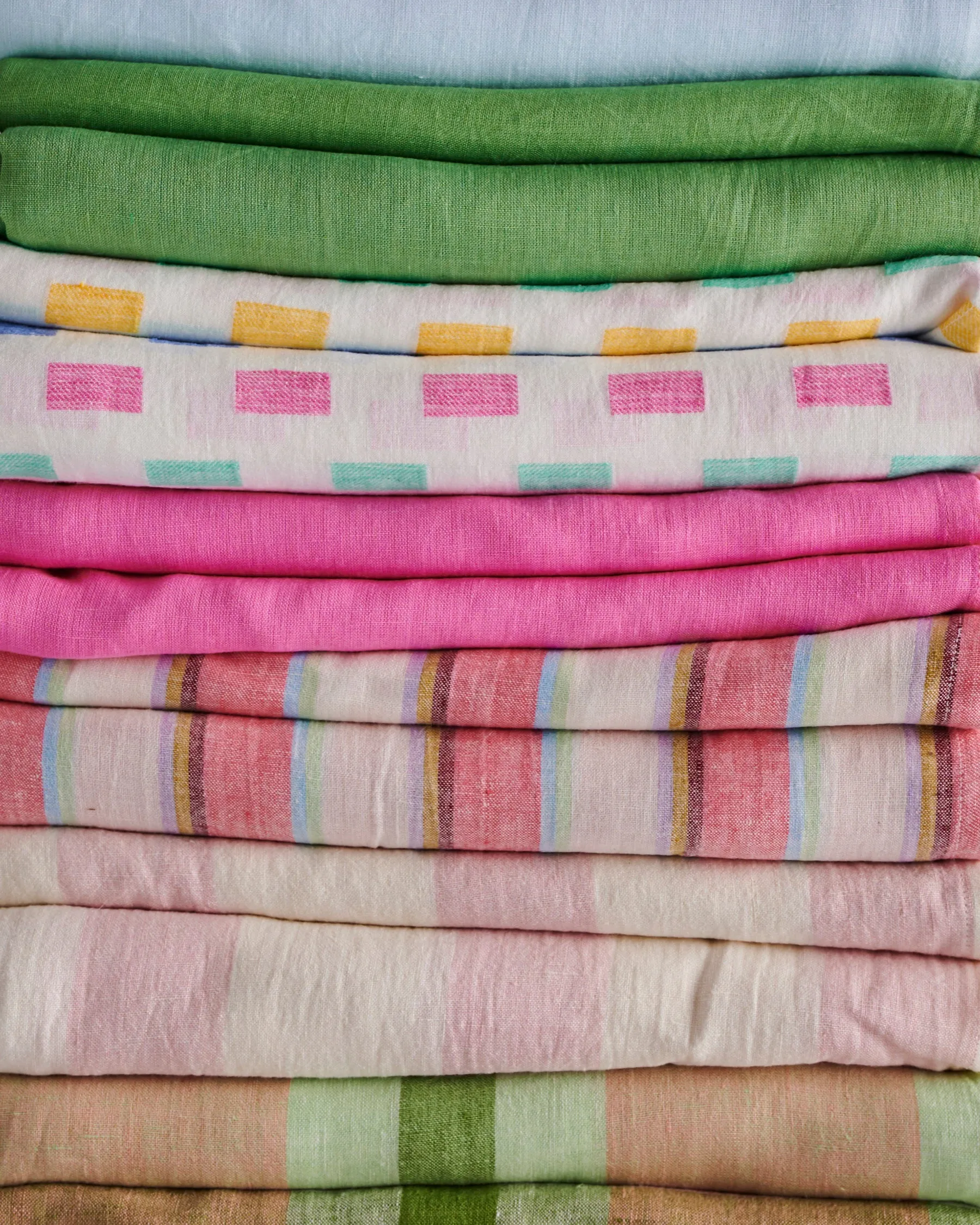 Green Tea Linen Flat Sheet