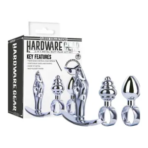 HARDWARE GEAR METAL BUTT PLUG KIT