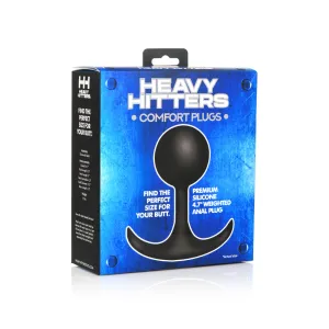 Heavy Hitters Comfort Plugs Premium Silicone 4.7&#39;&#39; Weighted Round Plug
