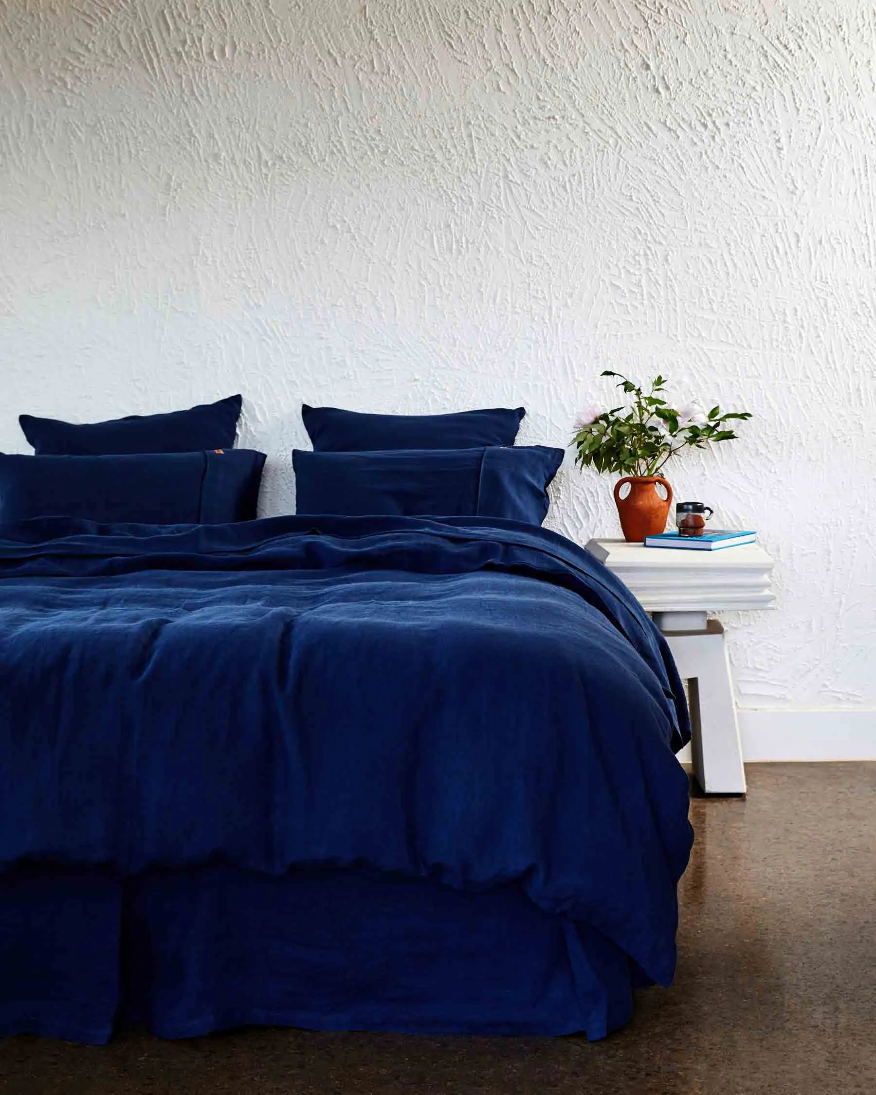 Indigo Linen European Pillowcase