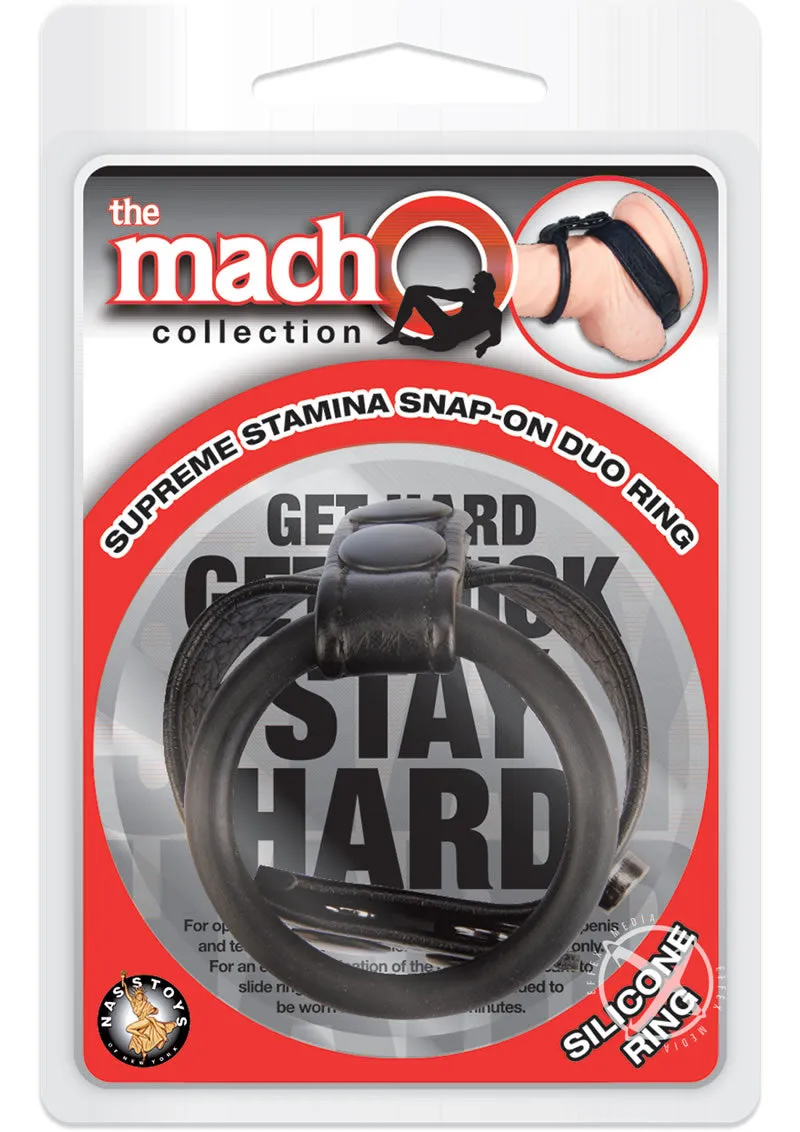 Macho Supreme Stamina Snap On Duo Ring