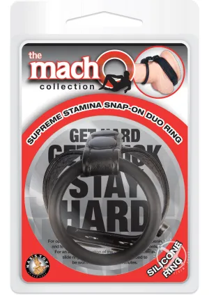 Macho Supreme Stamina Snap On Duo Ring