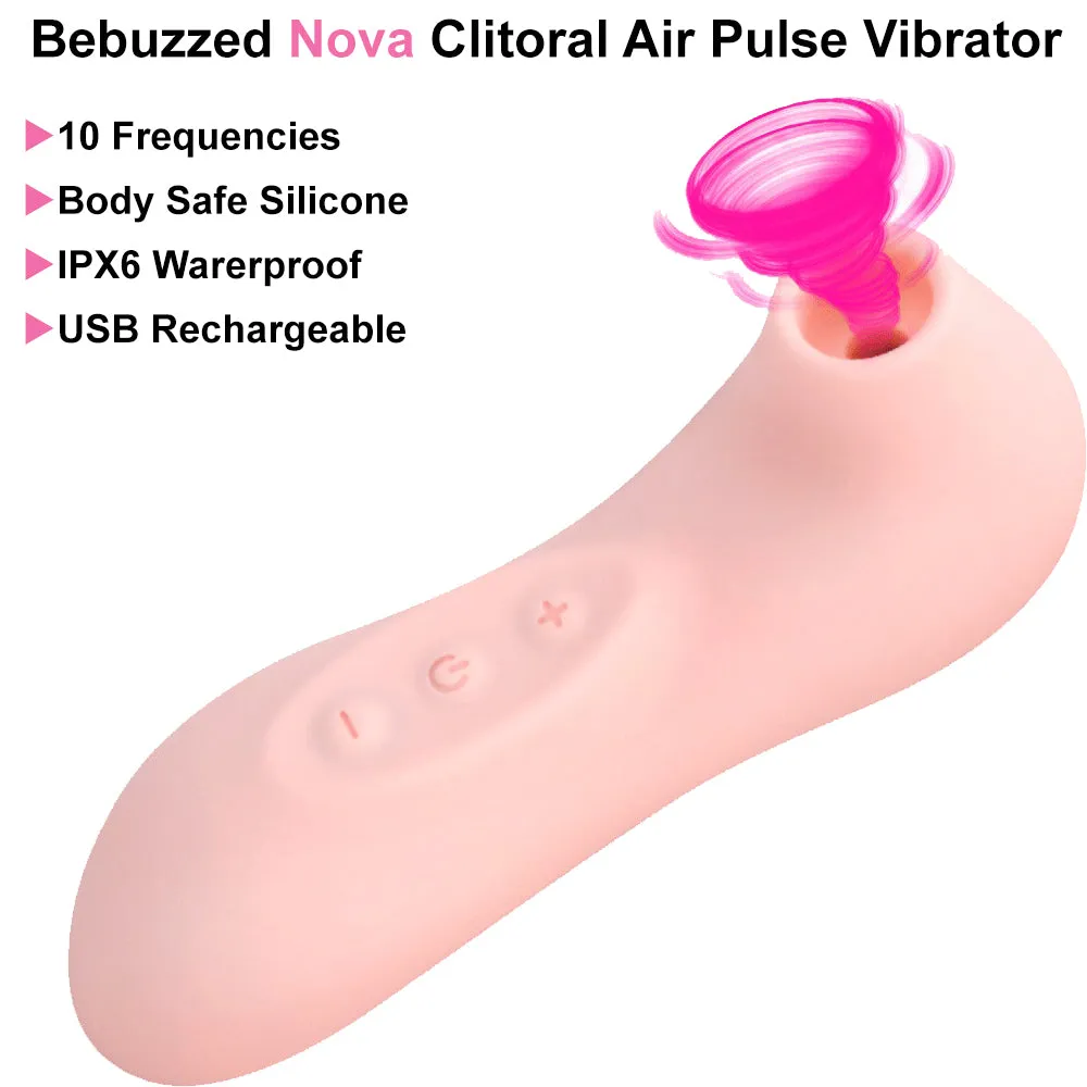 Nova Air Pulse Clitoral Stimulator Oral Sucker Vibrator Sucking Clit Sex Toy