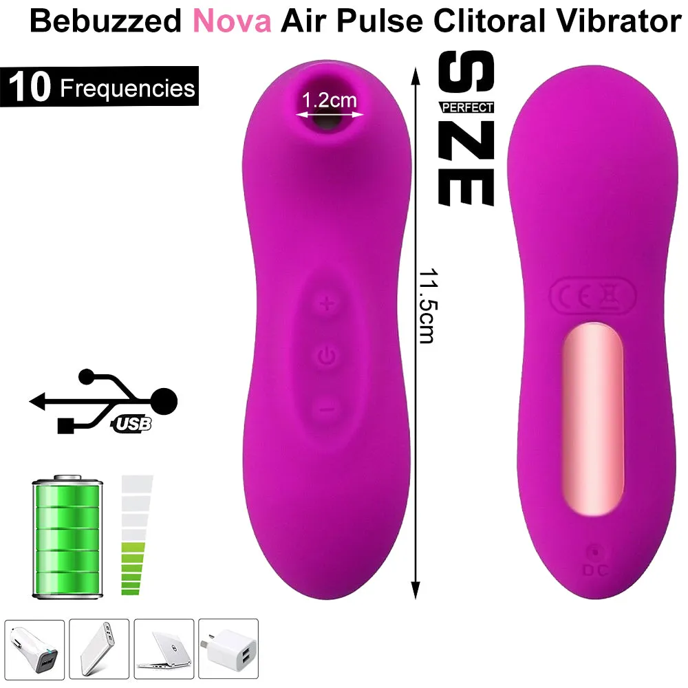 Nova Air Pulse Clitoral Stimulator Oral Sucker Vibrator Sucking Clit Sex Toy