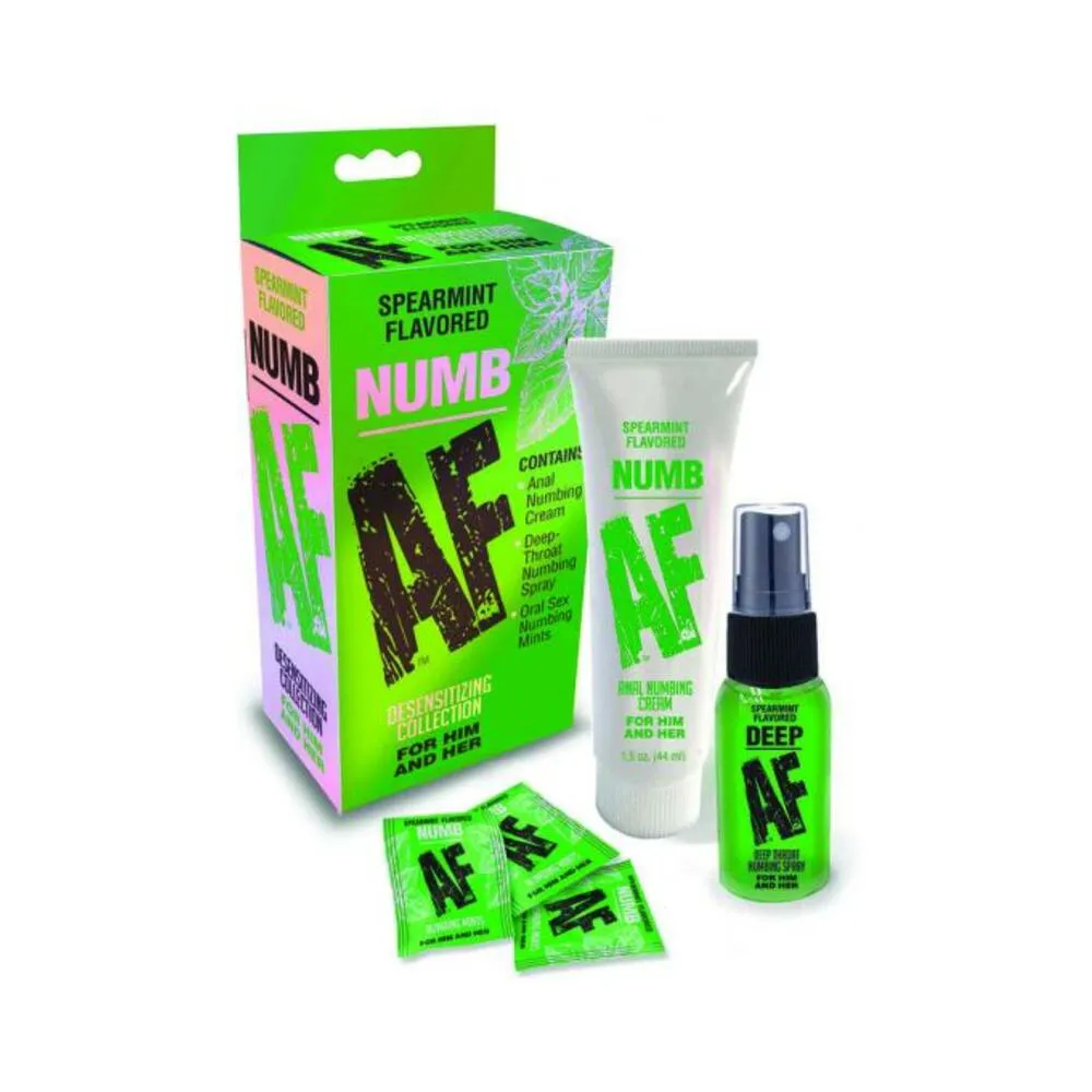 Numb Af Kit Gel. Spray. And Mints