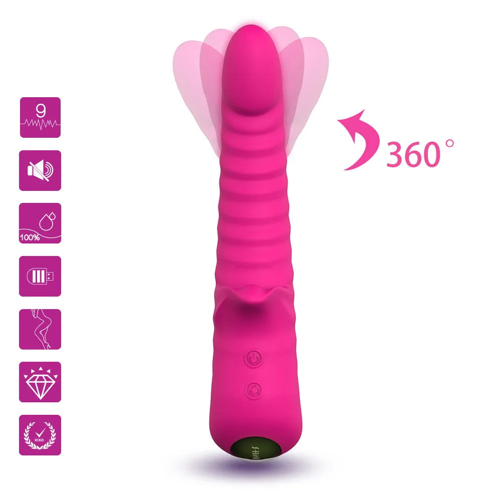 S-HANDE Aurora ROTATING G Spot Rabbit Vibrator Rechargeable