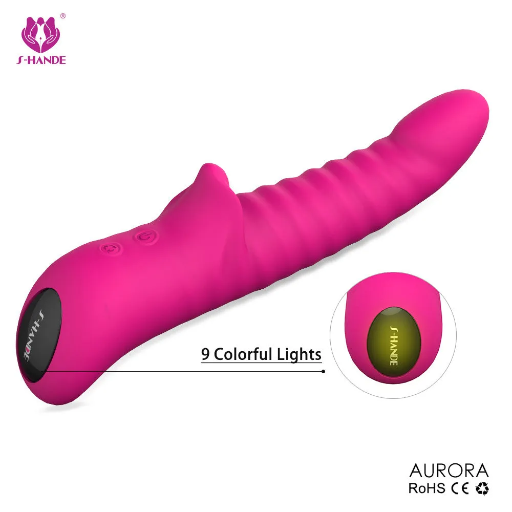 S-HANDE Aurora ROTATING G Spot Rabbit Vibrator Rechargeable