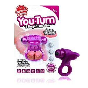 Screaming O You Turn 2 Finger Fun Purple Finger Vibe