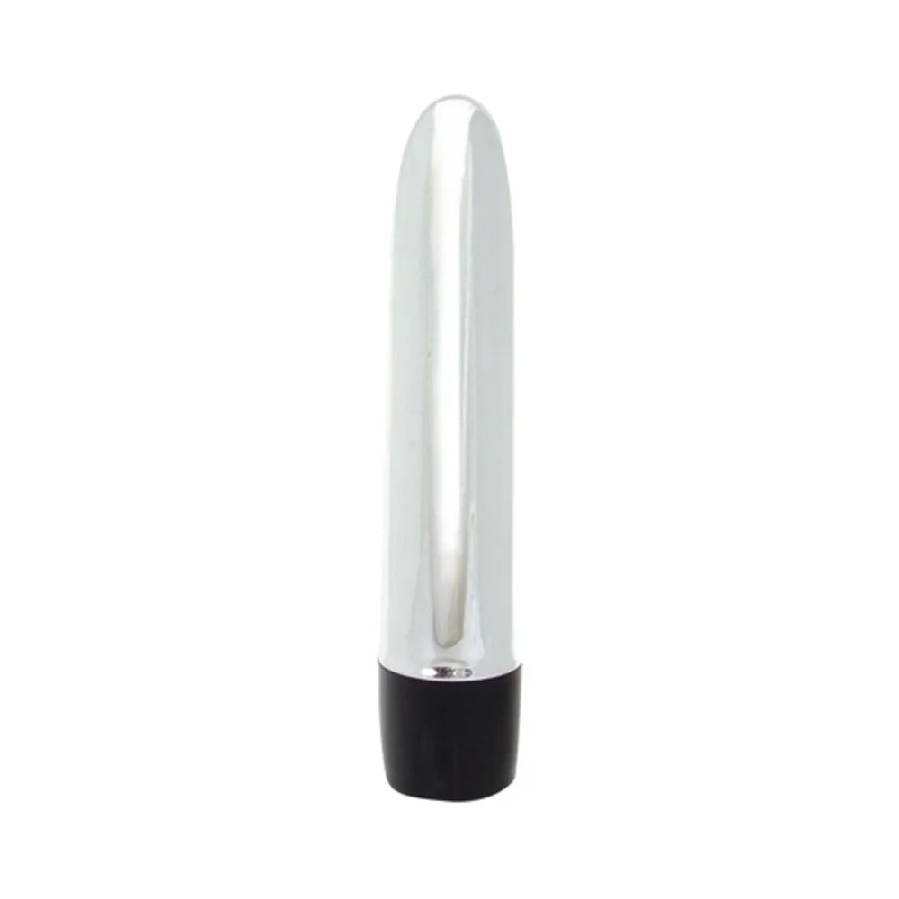 Shibari 10x Pulsations Vibrator 5in Silver