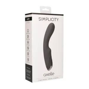 Simplicity Axelle - G-spot vibrator - silicone - 10 speeds - Black