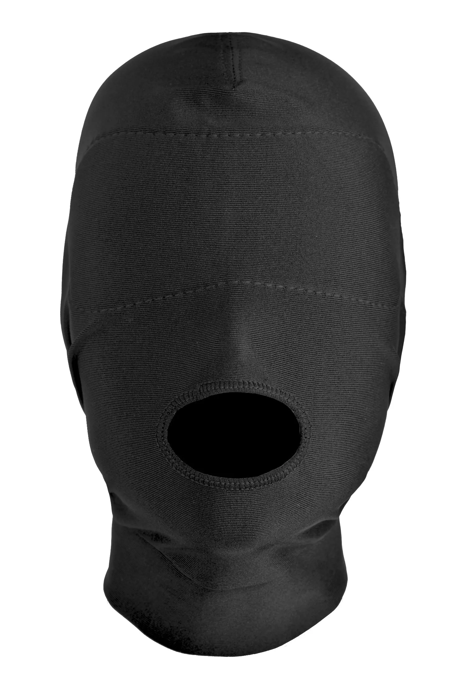 Spandex Hood With Padded Eyes and Open Mouth