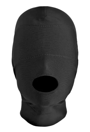 Spandex Hood With Padded Eyes and Open Mouth
