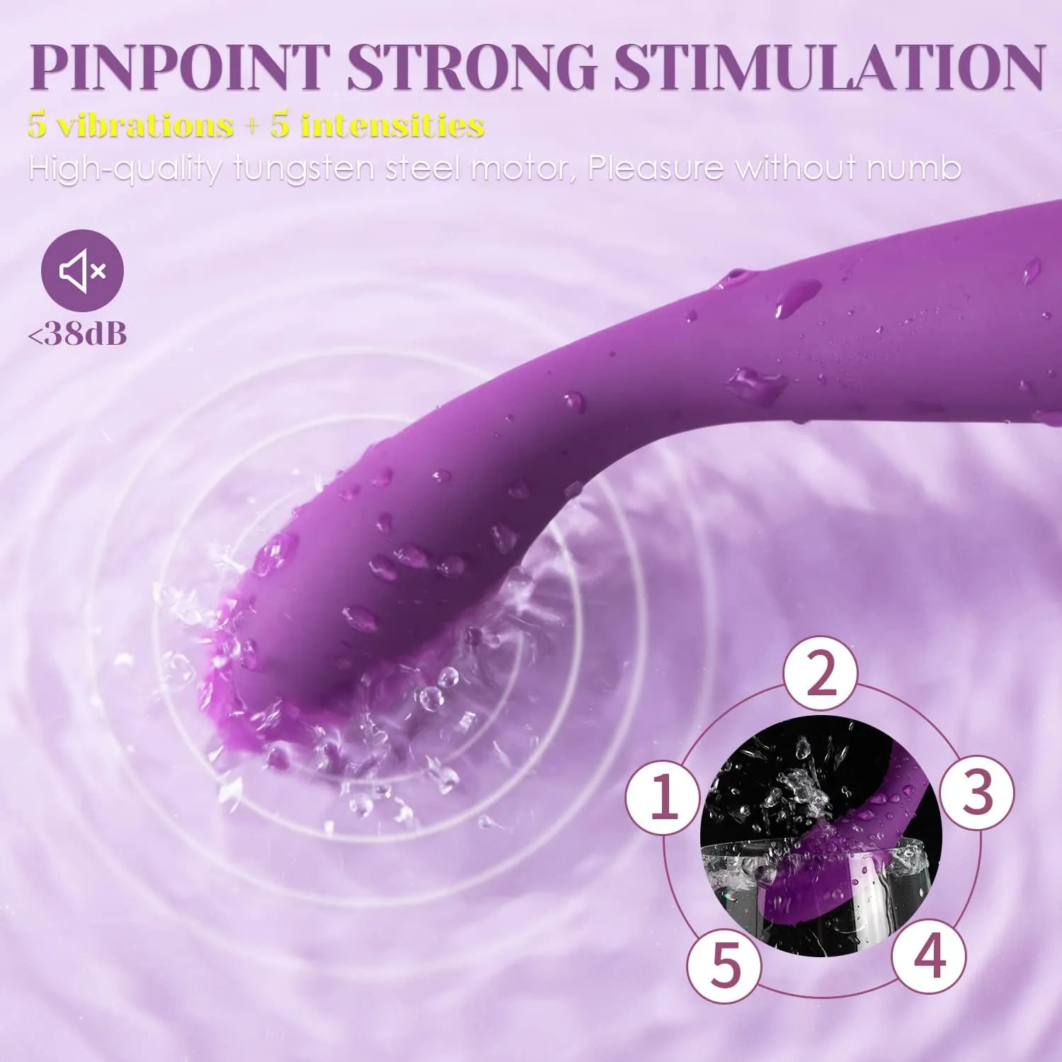 Svakom Cici G Spot Vibrator Flexible USB Rechargeable Prostate Massager Sex Toy