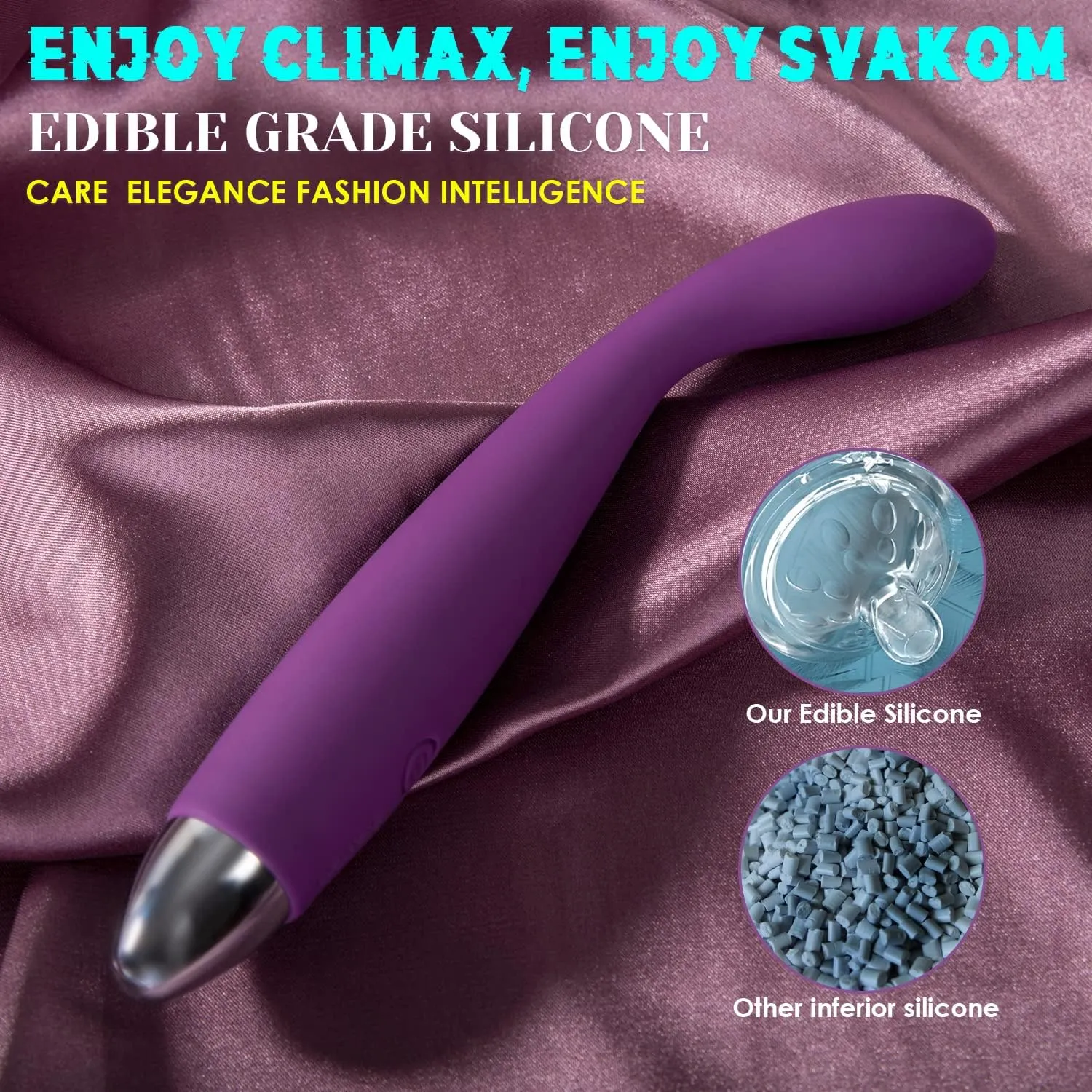 Svakom Cici G Spot Vibrator Flexible USB Rechargeable Prostate Massager Sex Toy
