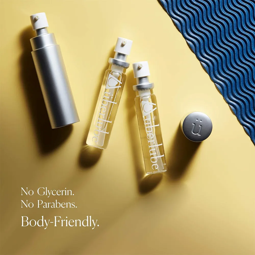 Uberlube Good-to-Go Personal Lubricant Spray Silicone Based Sex Lube Silver