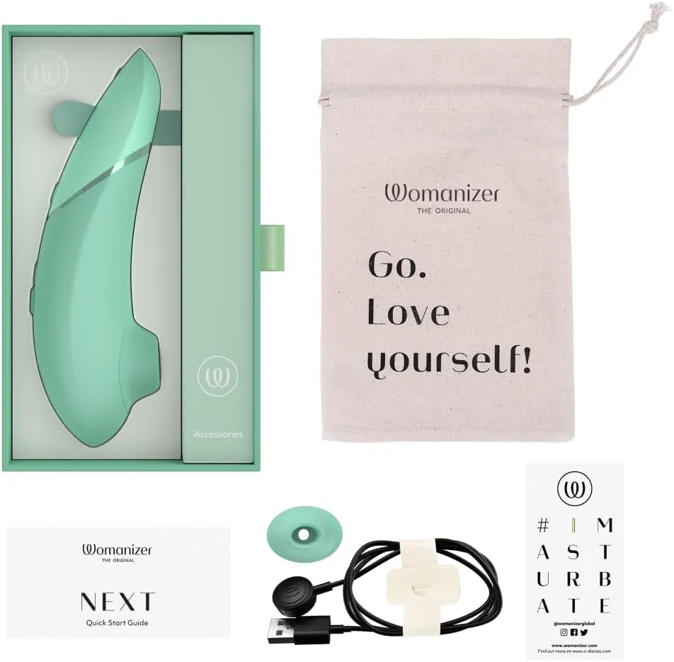 Womanizer Next Clitoral Suction Stimulator Sage