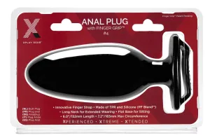 Xplay Gear 6.25' Finger Grip Plug #4L - Black